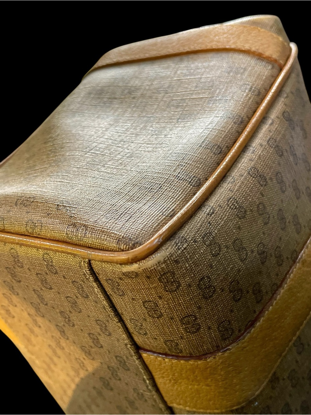 Vintage 1980s Gucci Micro GG Monogram Boston Satchel Bag - Picture 8 of 16